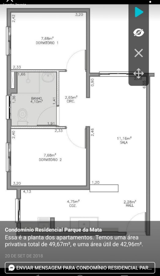 Apartamento, 2 quartos, 49 m² - Foto 3