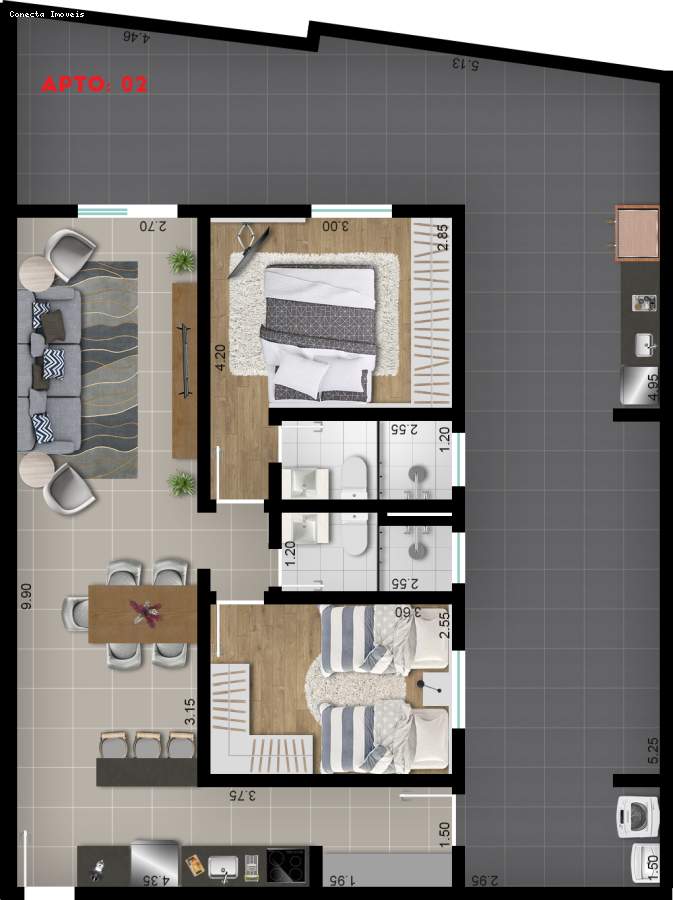 Apartamento, 2 quartos, 86 m² - Foto 18