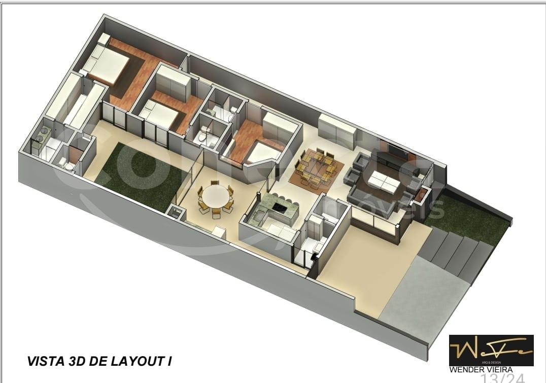 Casa de Condomínio, 3 quartos - Foto 4