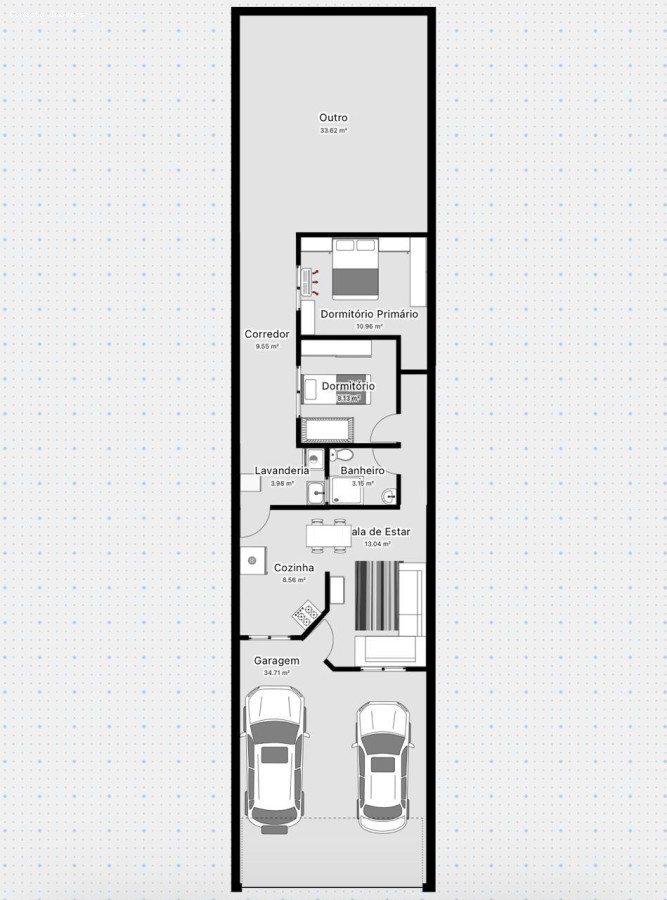 Casa, 2 quartos, 57 m² - Foto 10